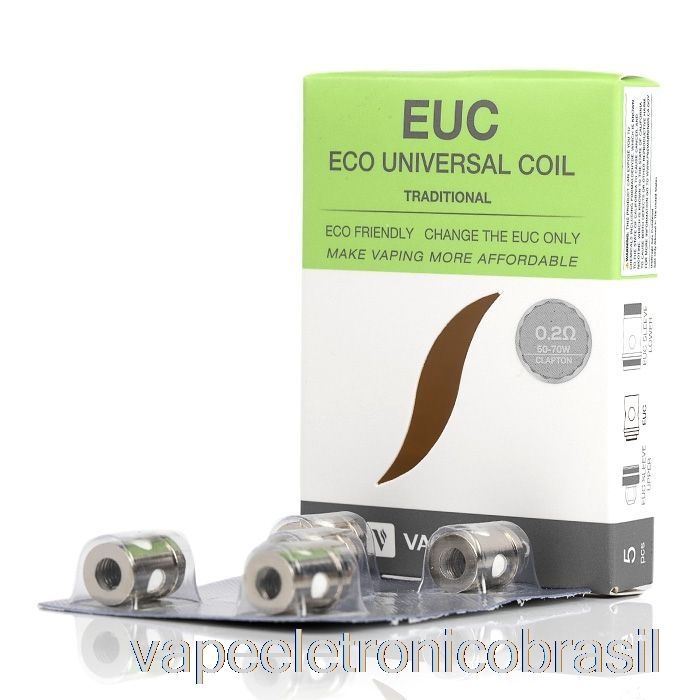 Vape Recarregável Vaporesso Euc Substituição Bobinas 0.2ohm Tradicional Euc Clapton